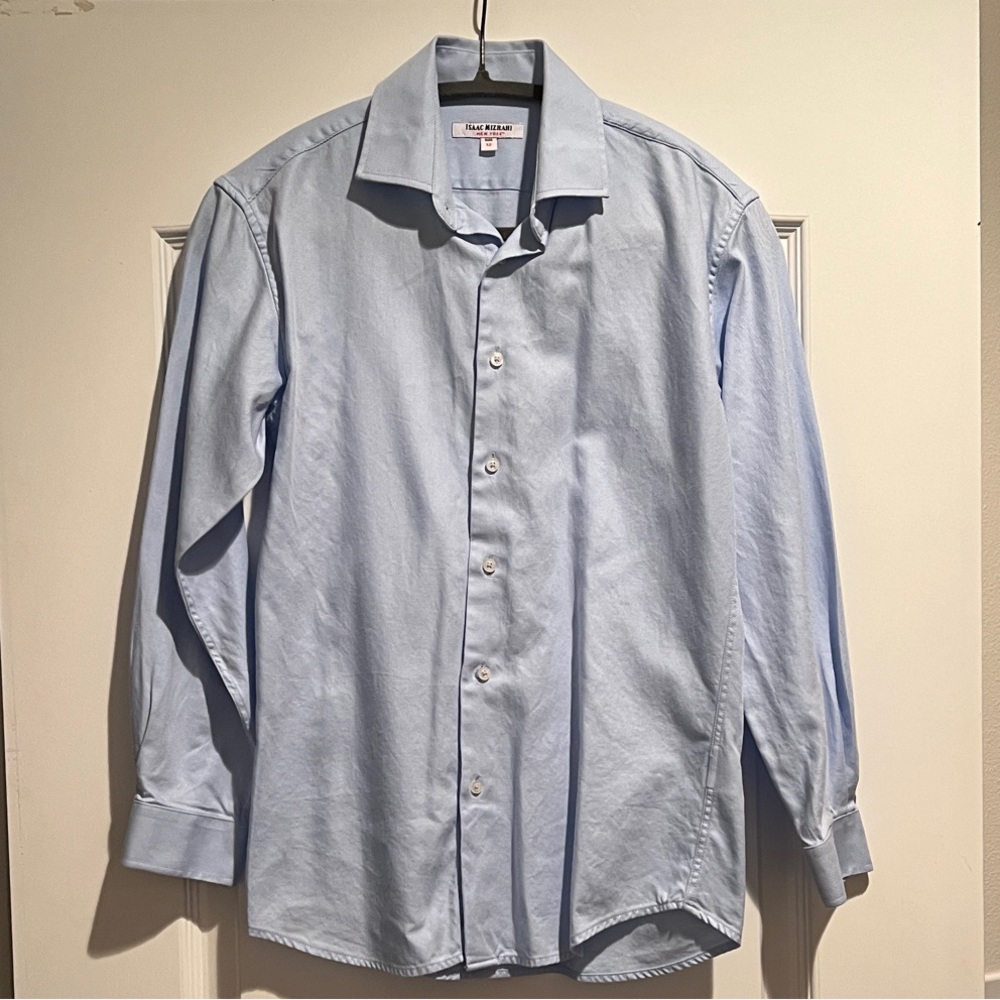 Isaac Mizrahi Light Blue Button Down Shirt